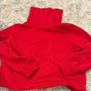 Zara Bold Red Cowl Neck Sweater